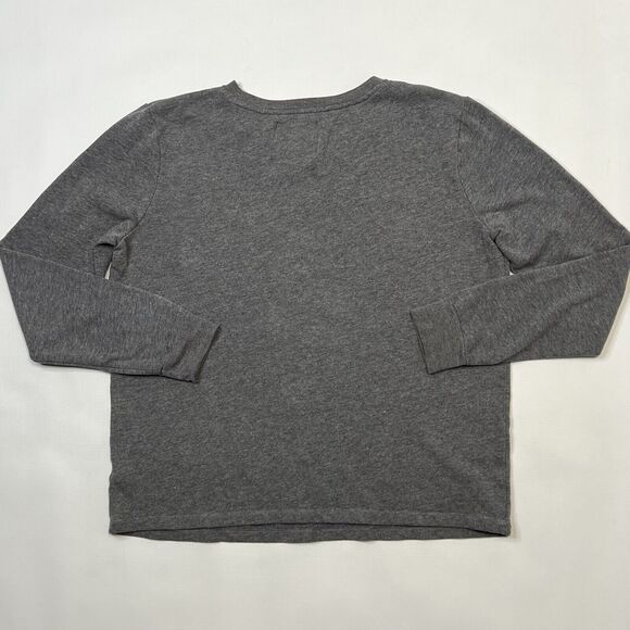 Victoria Sport Shirt Womens Small Gray Sweatshirt Long Sleeve Top Spellout Logo - Picture 8 of 8